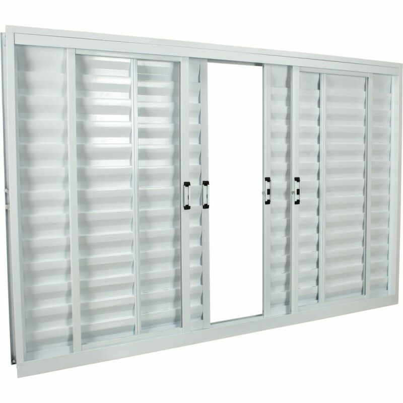 VENEZIANA 6 FOLHAS - 2 FOLHAS FIXAS - CRV Portas e Janelas